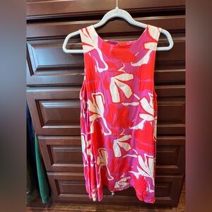 Mister Zimi Pink and Red Floral Dress